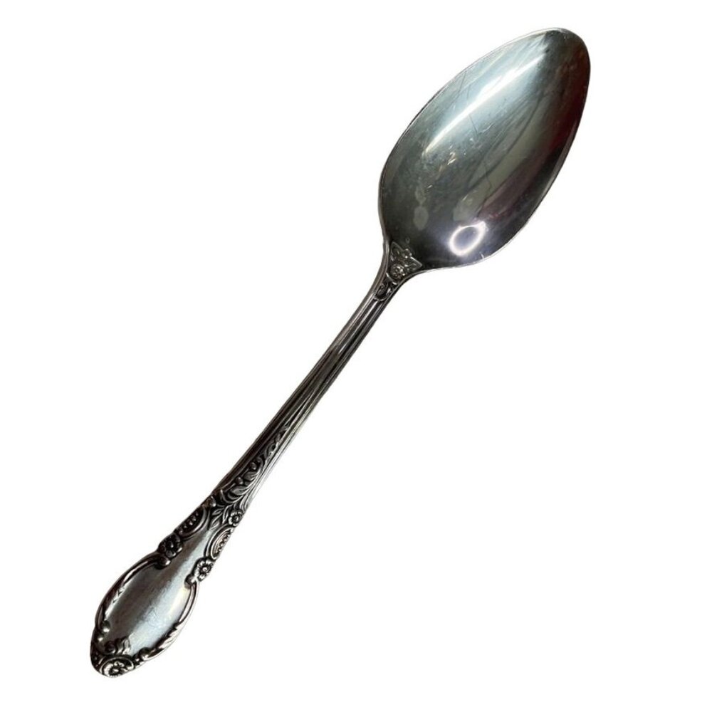 Demitasse Spoon Oneida 1881 Rogers Tudor Enchantment Bounty Silverplated u 1929